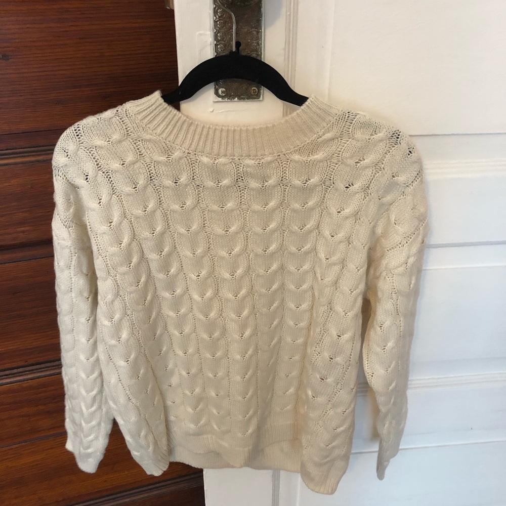 Cream sweater